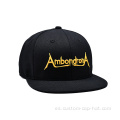 Tapa de snapback de bordado personalizado